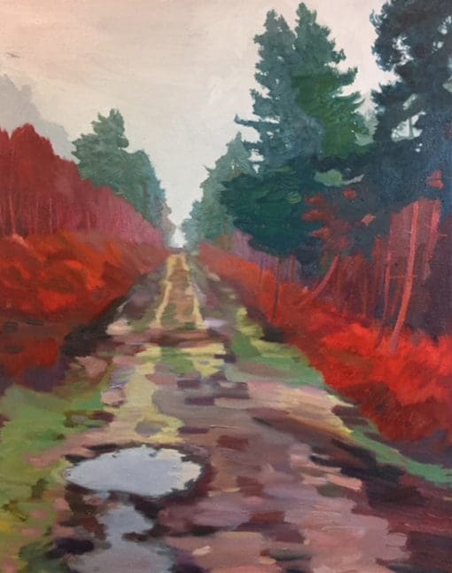 A Path to Take by landscape painter Claire Cansick