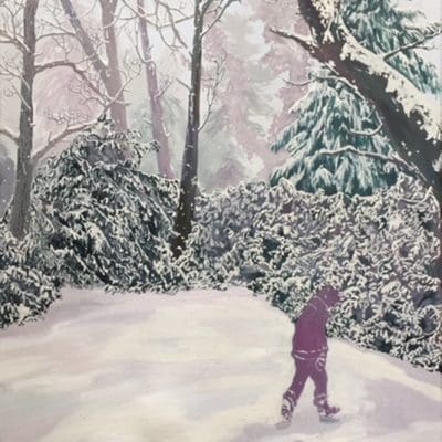 Beast From The East landscape by Claire Cansick