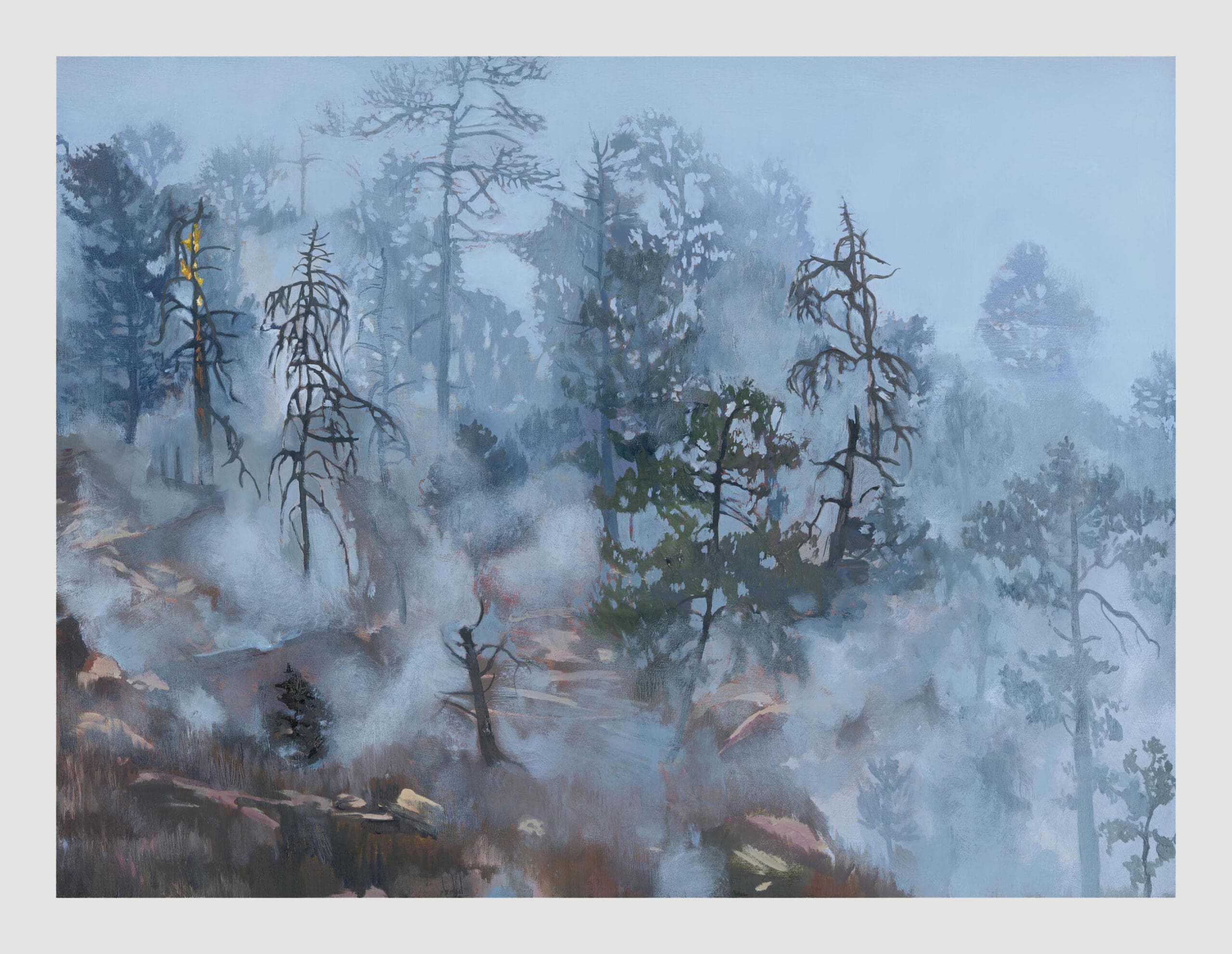 Limited Edition Print Albuquerque Fires Giclee Print Claire Cansick